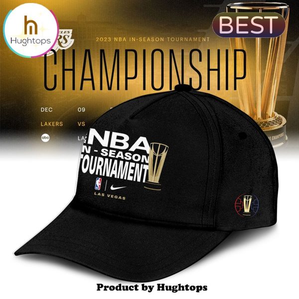 In Season Tournament NBA Los Angeles Lakers Black Classic Cap