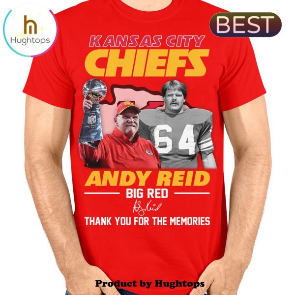 Kansas City Chiefs Andy Reid Big Red Thank You For The Memories Unisex T-Shirt