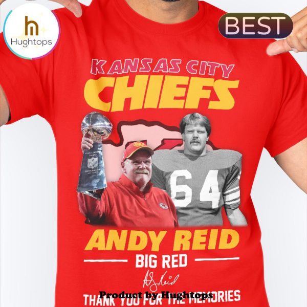 Kansas City Chiefs Andy Reid Big Red Thank You For The Memories Unisex T-Shirt