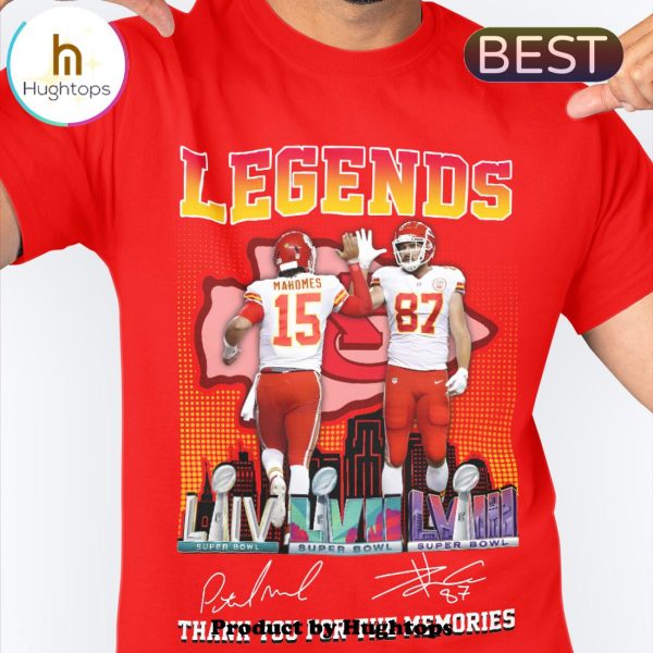 Kansas City Chiefs Legend Thank You For The Memories Unisex T-Shirt