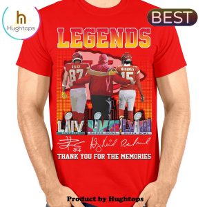 Legends Thank You For The Memories Kansas City Chiefs Unisex T-Shirt