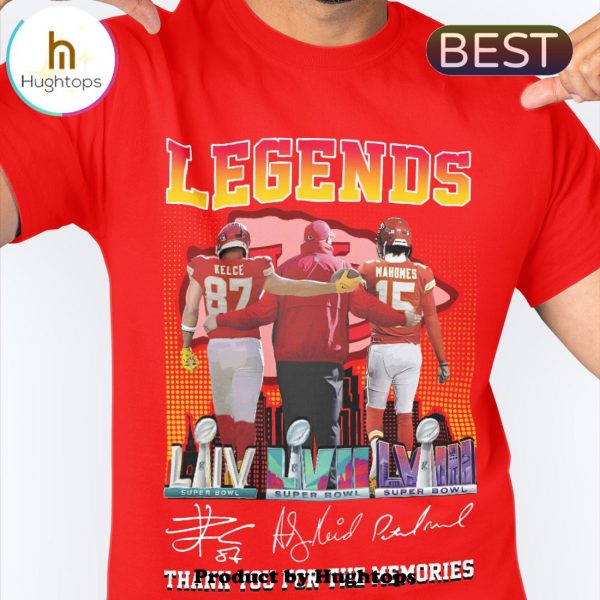 Legends Thank You For The Memories Kansas City Chiefs Unisex T-Shirt