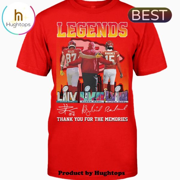 Legends Thank You For The Memories Kansas City Chiefs Unisex T-Shirt