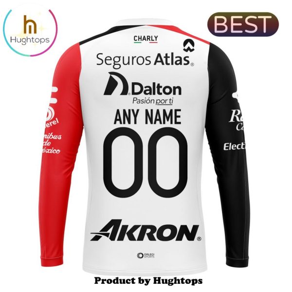 LIGA MX Atlas F.C Custom 2024-2025 Away Kits Hoodie