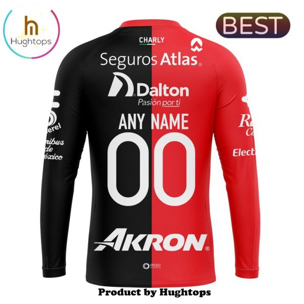 LIGA MX Atlas F.C Custom 2024-2025 Home Kits Hoodie