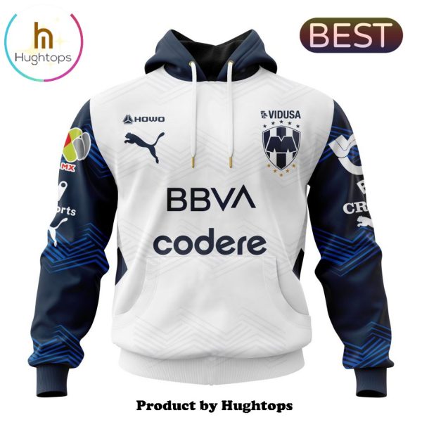 LIGA MX C.F. Monterrey Custom 2024-2025 Away Kits Hoodie