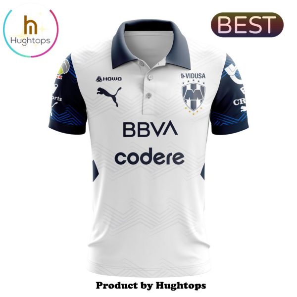 LIGA MX C.F. Monterrey Custom 2024-2025 Away Polo