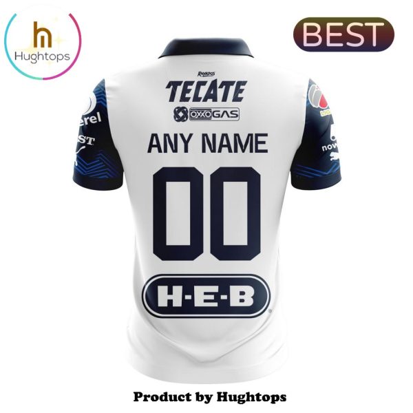 LIGA MX C.F. Monterrey Custom 2024-2025 Away Polo