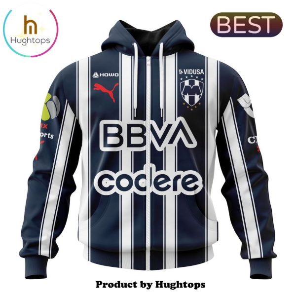 LIGA MX C.F. Monterrey Custom 2025 Home Kits Hoodie