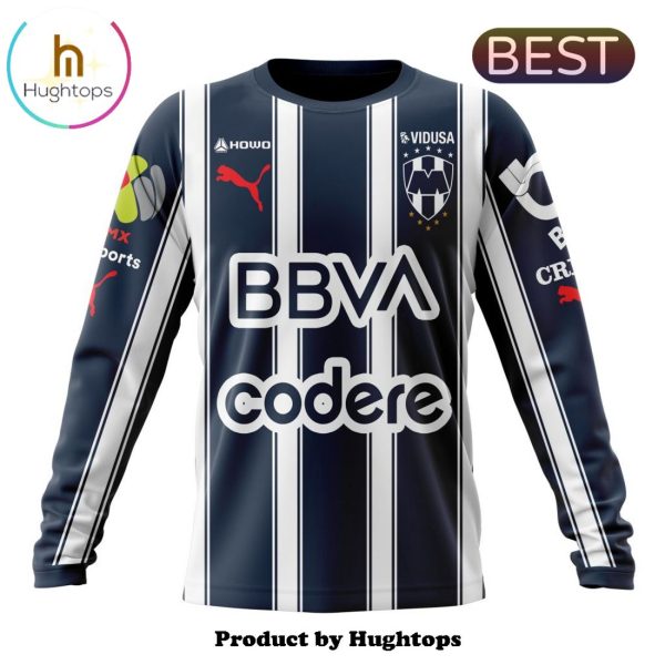 LIGA MX C.F. Monterrey Custom 2025 Home Kits Hoodie