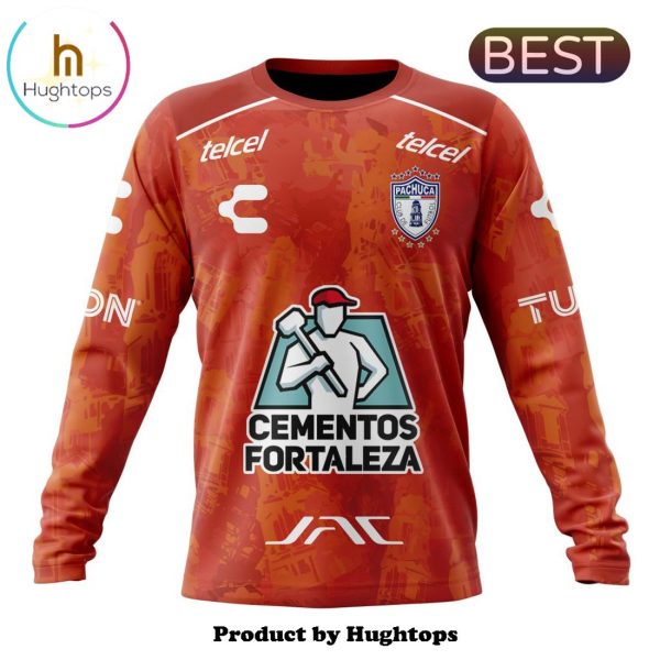 LIGA MX C.F. Pachuca Custom 2024-2025 Away Kits Hoodie