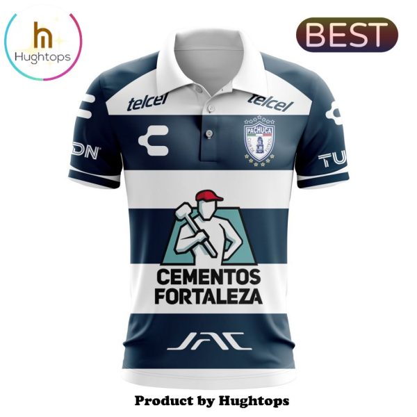 LIGA MX C.F. Pachuca Custom 2024-2025 Home Polo