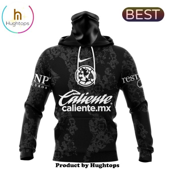 LIGA MX Club America Custom 2024-2025 Black Design Kits Hoodie