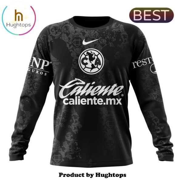 LIGA MX Club America Custom 2024-2025 Black Design Kits Hoodie