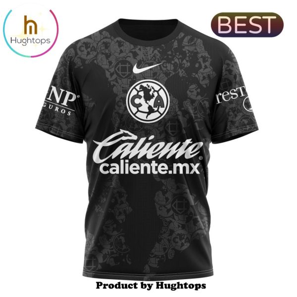 LIGA MX Club America Custom 2024-2025 Black Design Kits Hoodie