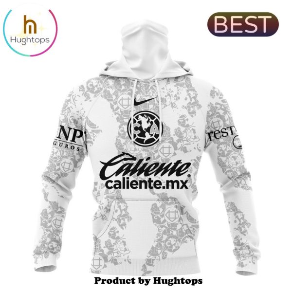 LIGA MX Club America Custom 2024-2025 White Design Kits Hoodie