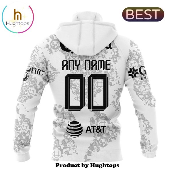 LIGA MX Club America Custom 2024-2025 White Design Kits Hoodie