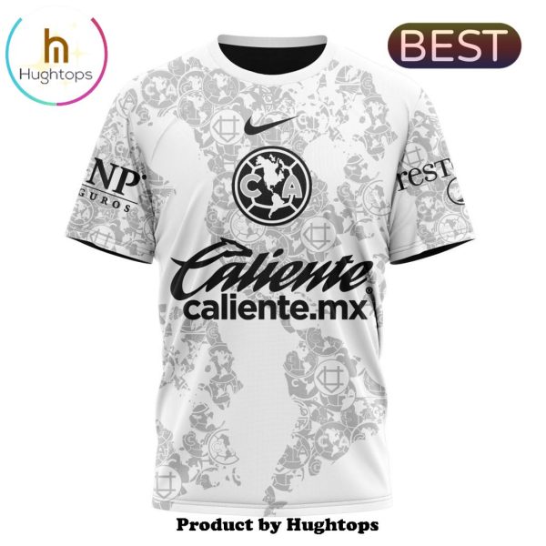 LIGA MX Club America Custom 2024-2025 White Design Kits Hoodie