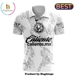 LIGA MX Club America Custom 2024-2025 White Design Polo