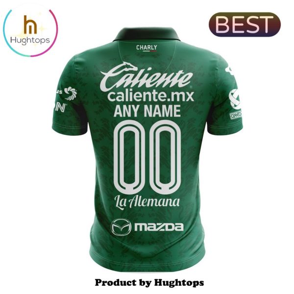 LIGA MX Club Leon Custom 2024-2025 Home Polo