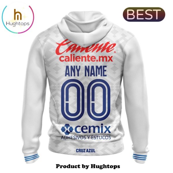 LIGA MX Cruz Azul Custom 2024-2025 Away Kits Hoodie