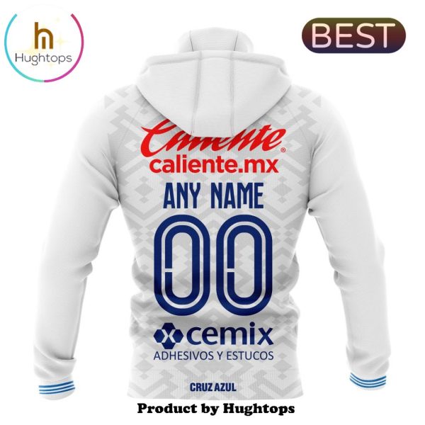 LIGA MX Cruz Azul Custom 2024-2025 Away Kits Hoodie