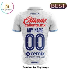 LIGA MX Cruz Azul Custom 2024-2025 Away Polo