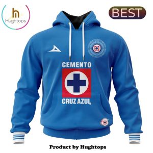 LIGA MX Cruz Azul Custom 2024-2025 Home Kits Hoodie
