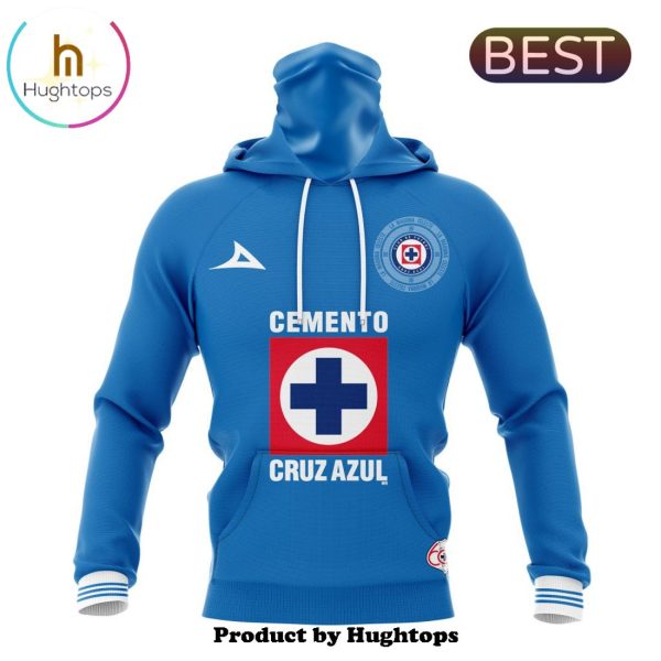 LIGA MX Cruz Azul Custom 2024-2025 Home Kits Hoodie