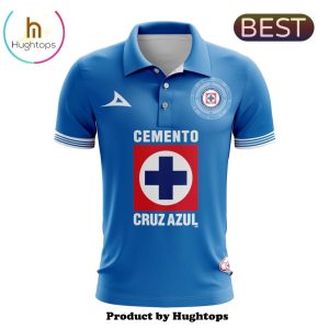 LIGA MX Cruz Azul Custom 2024-2025 Home Polo