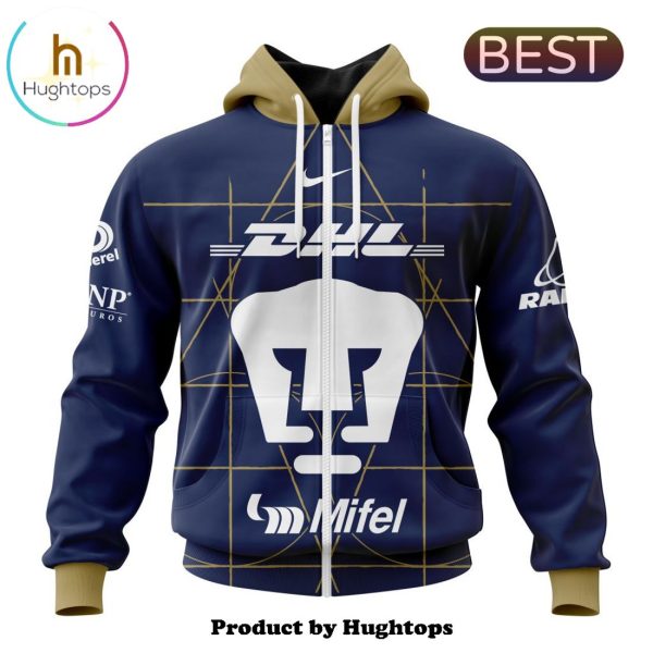 LIGA MX Pumas UNAM Custom 2025 Away Kits Hoodie