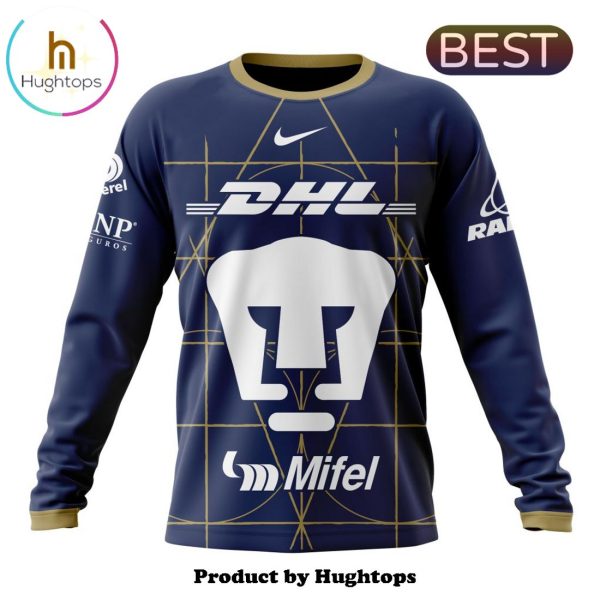 LIGA MX Pumas UNAM Custom 2025 Away Kits Hoodie