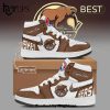 Luxury Anaheim Ducks Orange Country Air Jordan 1 HighTop