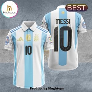 Lionel Messi x Argentina National Football Team Polo Shirt