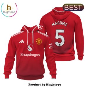 Maguire Manchester United Special Champions Red Hoodie