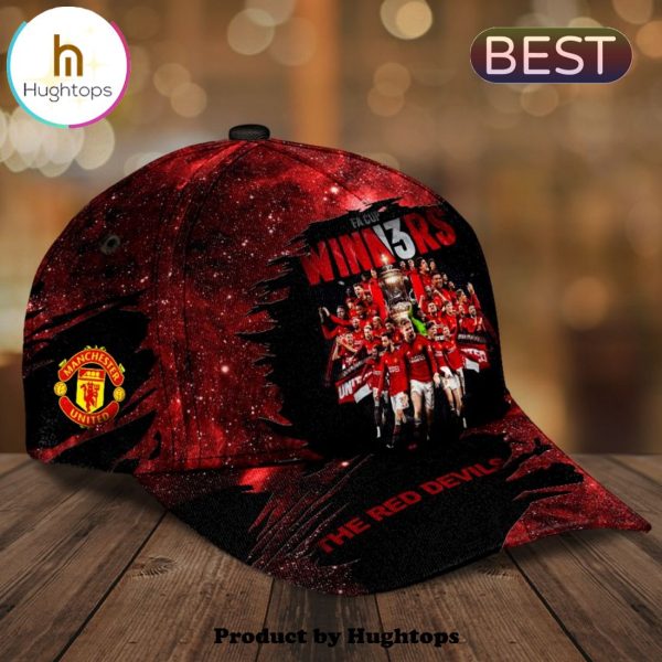 Manchester United The Red Devils FA Cup 2024 Classic Cap