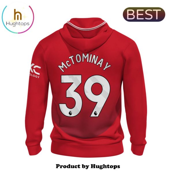 McTominay Manchester United Men’s Champions Hoodie – Red