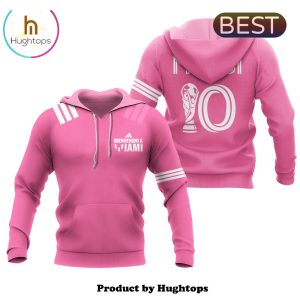 Men’s Inter Miami CF Custom Messi Pink Hoodie