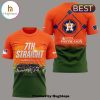 MLB Houston Astros 2024 Orange Hoodie Limited