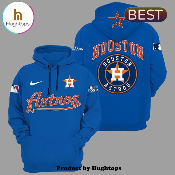 MLB Houston Astros 2024 Postseason Navy Hoodie