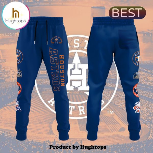 MLB Houston Astros 2024 Postseason Navy Hoodie, Jogger, Cap