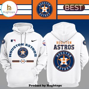 MLB Houston Astros 2024 White Hoodie, Cap