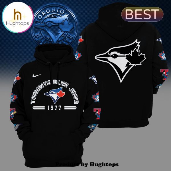 MLB Toronto Blue Jays Baseball Team Black Hoodie