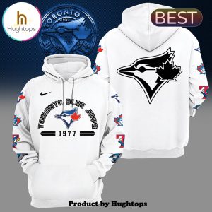 MLB Toronto Blue Jays Baseball Team White Hoodie