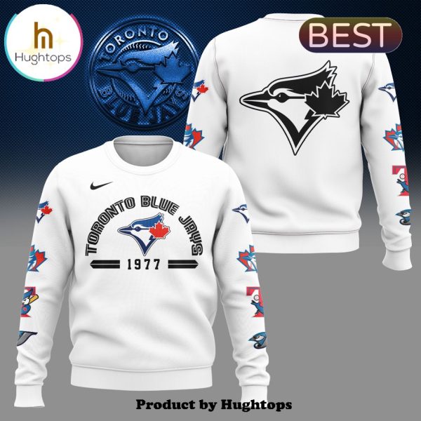 MLB Toronto Blue Jays Baseball Team White Hoodie