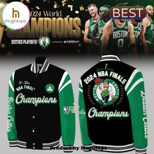 NBA Boston Celtics 18-Time 2024 Finals Champions Baseball Jacket