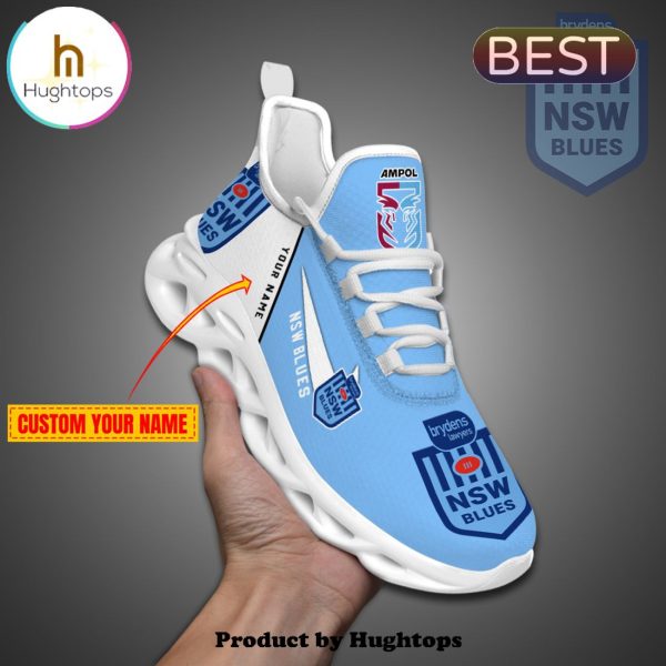 New South Wales Blues Custom State Of Origin Max Soul Shoes