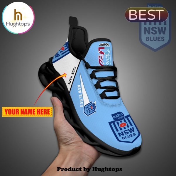 New South Wales Blues Custom State Of Origin Max Soul Shoes