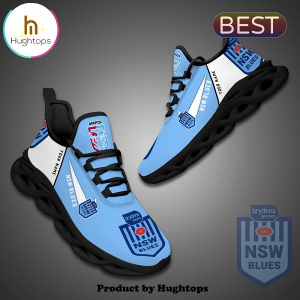 New South Wales Blues Custom State Of Origin Max Soul Shoes