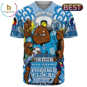 New South Wales Blues Funny Army Rugby For Life Baseball Jersey